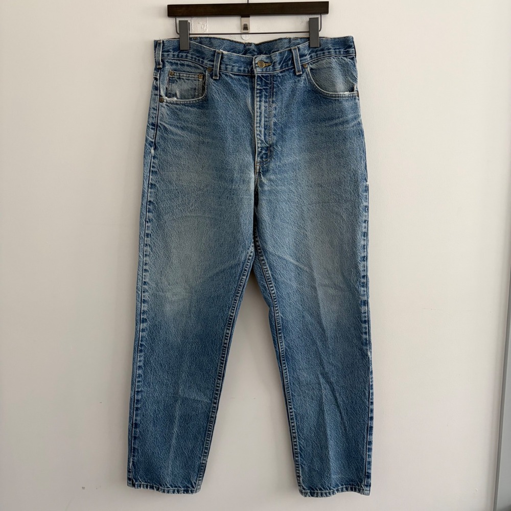 Carhartt B17DST Relaxed Fit Tapered Leg Denim Jeans Blue 38x32